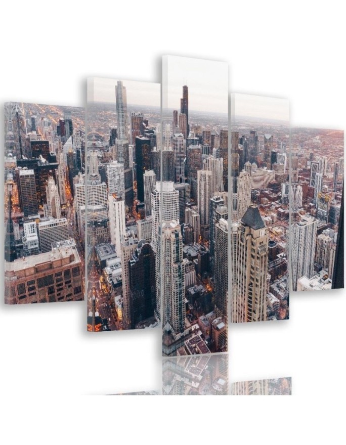 Canvas prints US - Skyscrapers in Chicago | FEEBY
