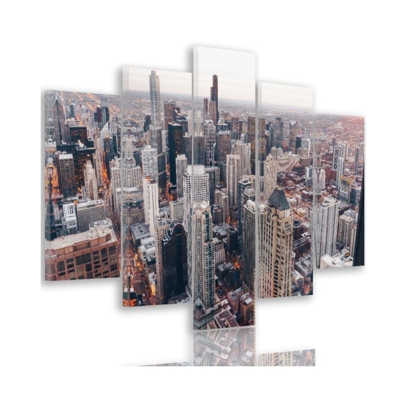 Canvas prints US - Skyscrapers in Chicago | FEEBY