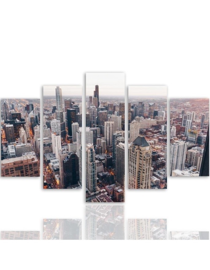 Canvas prints US - Skyscrapers in Chicago | FEEBY