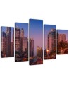 Canvas painting - Dubai in the evening | FEEBY