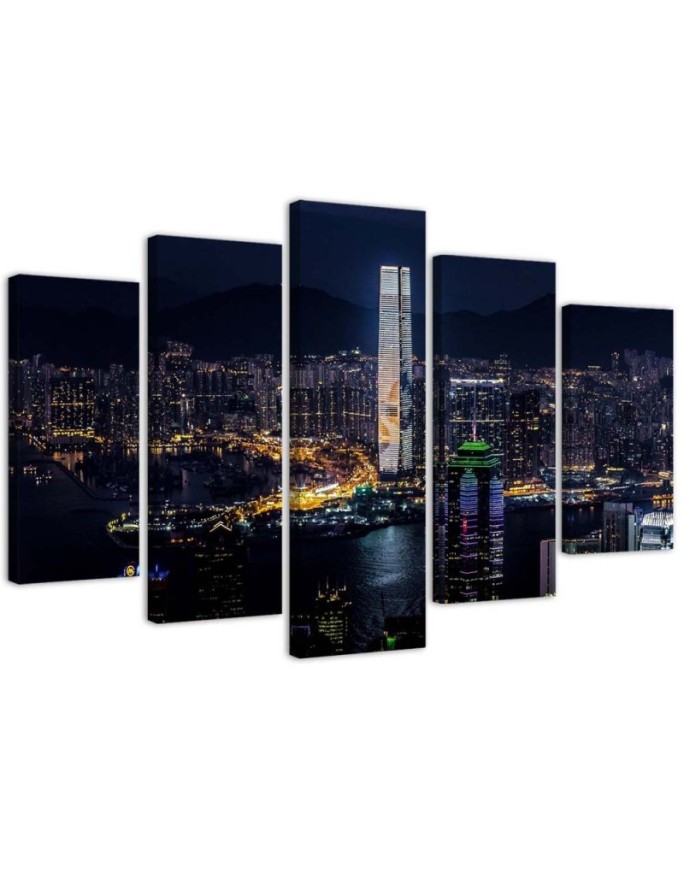 Canvas print Skyline City...