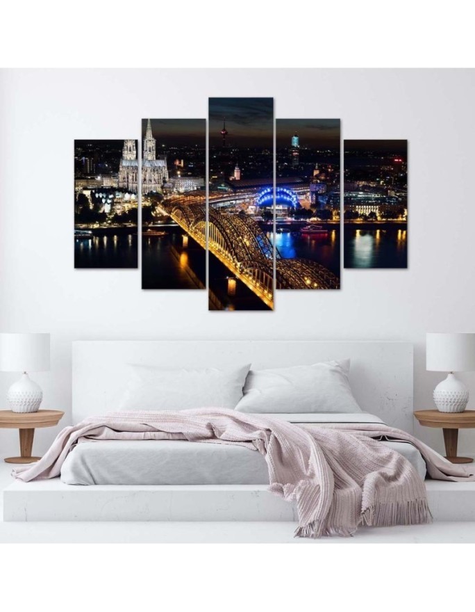 Stylish painting for living room - City country in Cologne | FEEBY