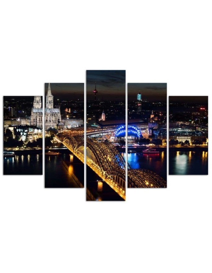 Stylish painting for living room - City country in Cologne | FEEBY