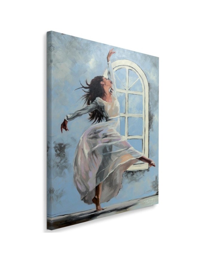 Decorative Canvas painting - Ballerina Dancer window painted | FEEBY