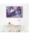 Couple dancing ballet - Wall painting | FEEBY