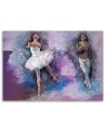 Couple dancing ballet - Wall painting | FEEBY