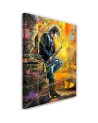 Musician with saxophone - Wall art painting. Buy now| | FEEBY