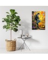 Musician with saxophone - Wall art painting. Buy now| | FEEBY