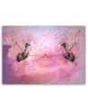 Ballerina pink abstract - Wall art painting | FEEBY
