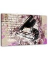 Piano abstract vintage - Canvas wall painting | FEEBY