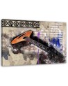 Guitar abstract vintage - Canvas wall art painting | FEEBY