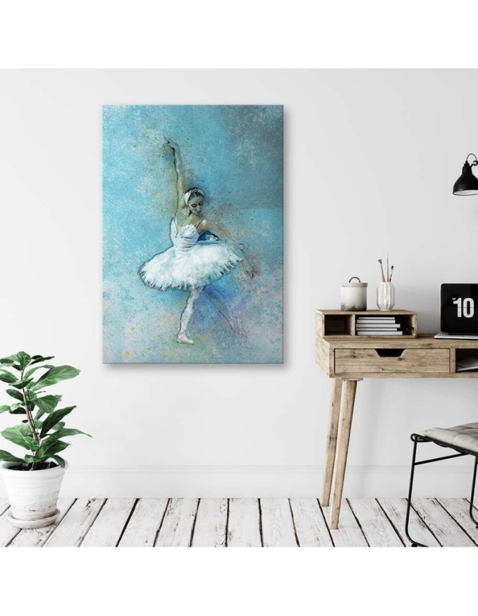 Abstract Canvas paintings for living room - Abstract ballerina | FEEBY