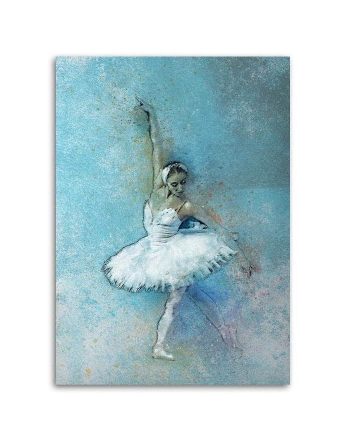 Abstract Canvas paintings for living room - Abstract ballerina | FEEBY