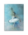 Abstract Canvas paintings for living room - Abstract ballerina | FEEBY