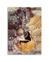 Retro style paintings - Pastel guitar. Buy now|| FEEBY