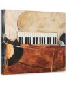 Retro style paintings - Piano keys abstract | FEEBY