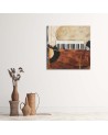 Retro style paintings - Piano keys abstract | FEEBY