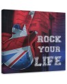 Canvas painting - UK flag guitar | FEEBY