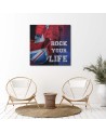Canvas painting - UK flag guitar | FEEBY