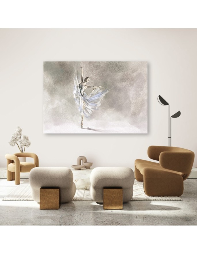 Fashionable Canvas paintings for the living room - Piruette of a ballerina | FEEBY