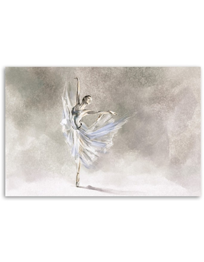 Fashionable Canvas paintings for the living room - Piruette of a ballerina | FEEBY