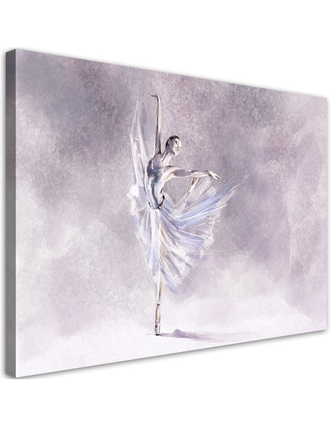 Oriental canvas painting - Piruet of a ballerina | FEEBY