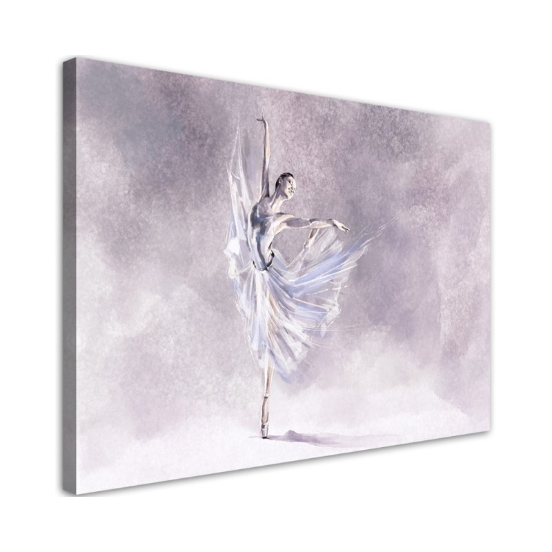 Oriental canvas painting - Piruet of a ballerina | FEEBY