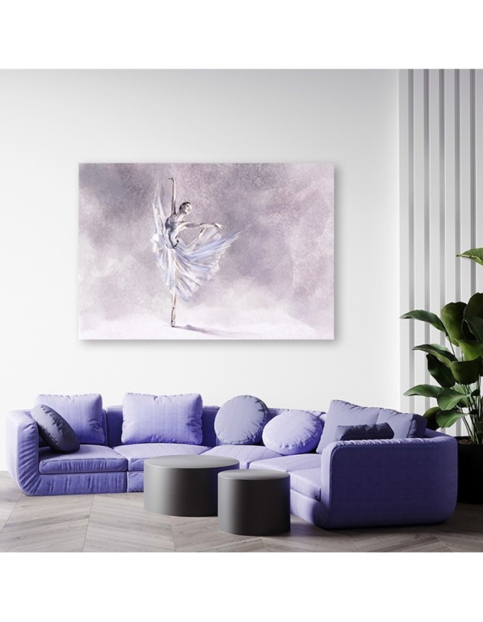 Oriental canvas painting - Piruet of a ballerina | FEEBY