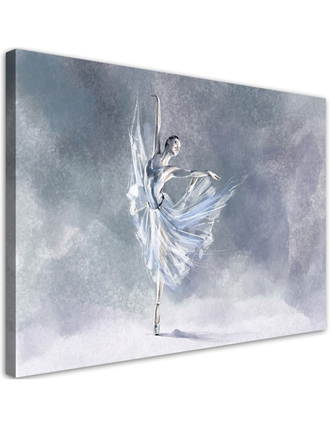 Stylish Canvas painting for living room - Piruet of a ballerina | FEEBY