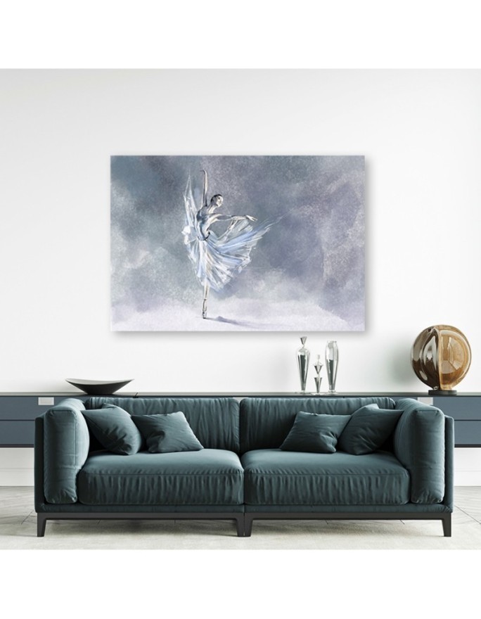 Stylish Canvas painting for living room - Piruet of a ballerina | FEEBY