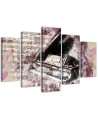 Stylish Canvas painting for living room - Piano abstract | FEEBY