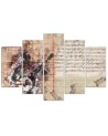 Stylish painting for living room - Abstract musician | FEEBY