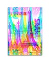 Stylish Canvas painting for living room - Neon Paris. Buy now| | FEEBY