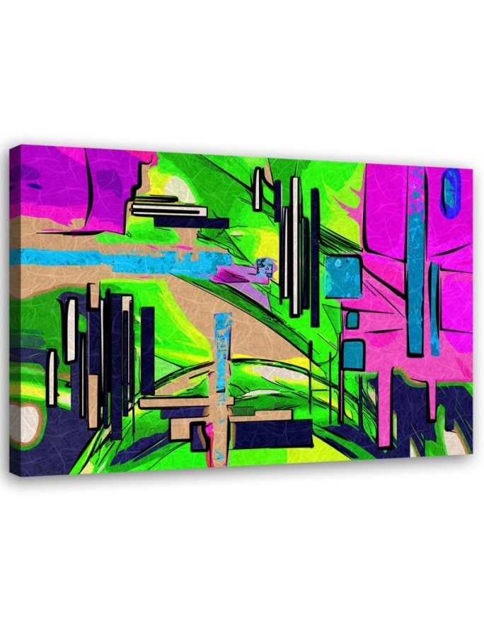Stylish Canvas paintings for the wall - Abstract landscape | FEEBY