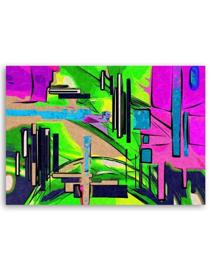 Stylish Canvas paintings for the wall - Abstract landscape | FEEBY