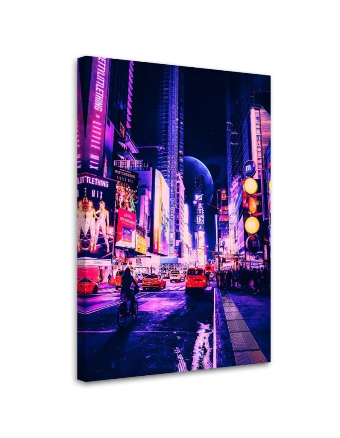 Canvas print Neon lights in...