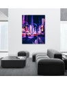 Stylish Canvas paintings for the wall - Neons in Tokyo James Garcia Vega | FEEBY