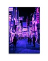Modern Canvas paintings for wall - Walk in Tokyo | FEEBY