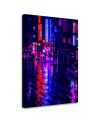 A rainy day in Tokyo - Modern Canvas paintings for wall | FEEBY