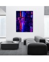 A rainy day in Tokyo - Modern Canvas paintings for wall | FEEBY