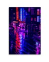 A rainy day in Tokyo - Modern Canvas paintings for wall | FEEBY