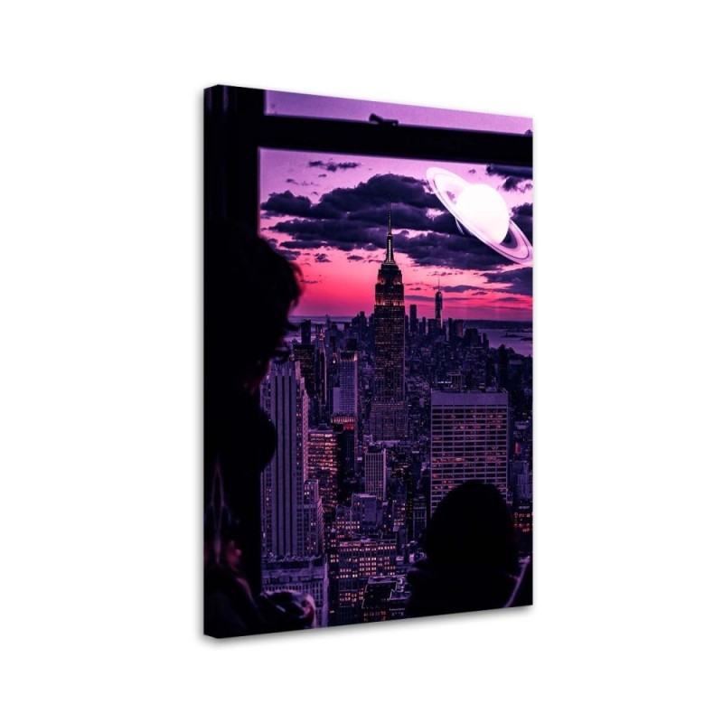 City view - Modern paintings for the living room | FEEBY