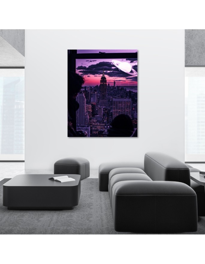 City view - Modern paintings for the living room | FEEBY