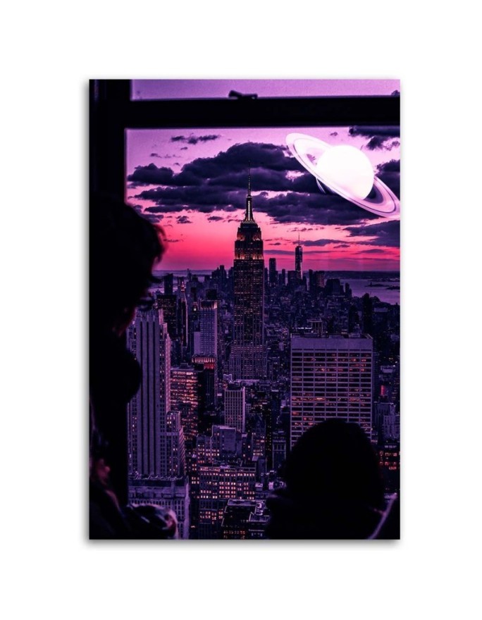 City view - Modern paintings for the living room | FEEBY
