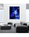 City of neon lights - Modern Canvas paintings for the wall | FEEBY