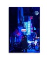 City of neon lights - Modern Canvas paintings for the wall | FEEBY
