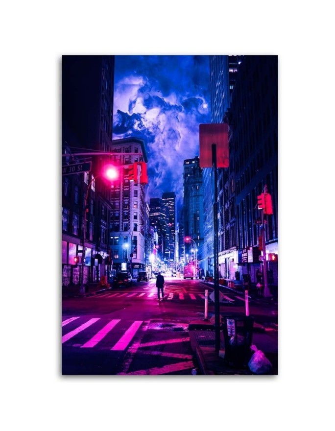 Overcast sky - Modern Canvas paintings for the wall | FEEBY