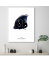 Zodiac sign Leo - Modern Canvas painting for the wall | FEEBY