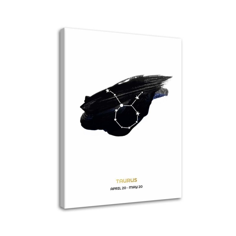 Fashionable paintings for the living room - Zodiac sign Taurus | FEEBY