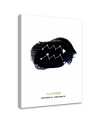 Fashionable Canvas prints for the living room - Zodiac sign Aquarius | FEEBY